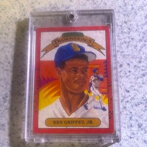 1989 Leaf Donruss Diamond Kings #4 Ken Griffey Jr. Rookie Year # 4